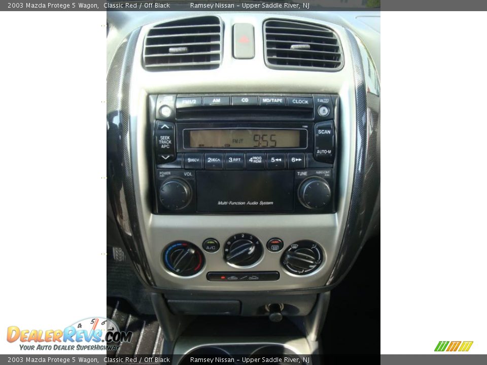 2003 Mazda Protege 5 Wagon Classic Red / Off Black Photo #33