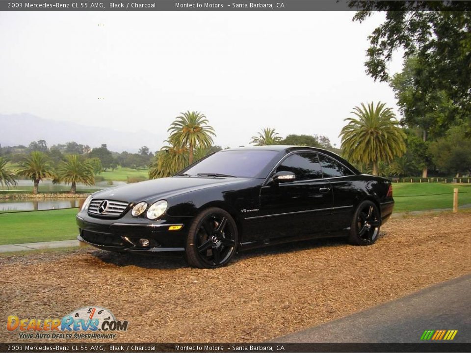 2003 Mercedes-Benz CL 55 AMG Black / Charcoal Photo #2