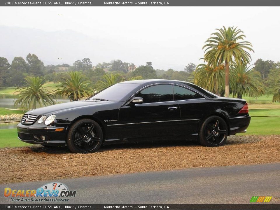 2003 Mercedes-Benz CL 55 AMG Black / Charcoal Photo #3