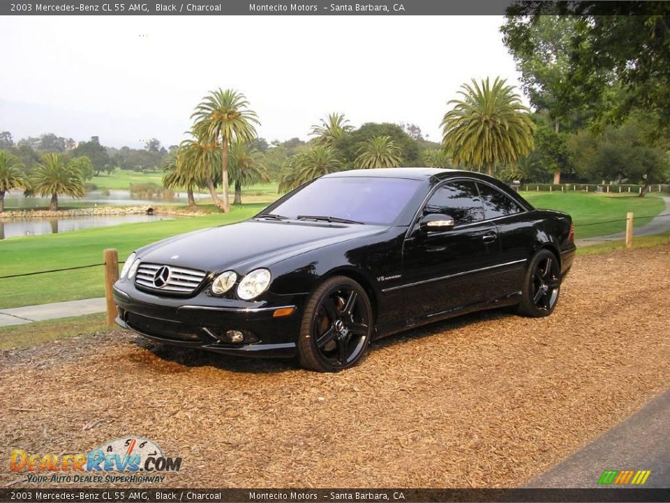 2003 Mercedes-Benz CL 55 AMG Black / Charcoal Photo #5