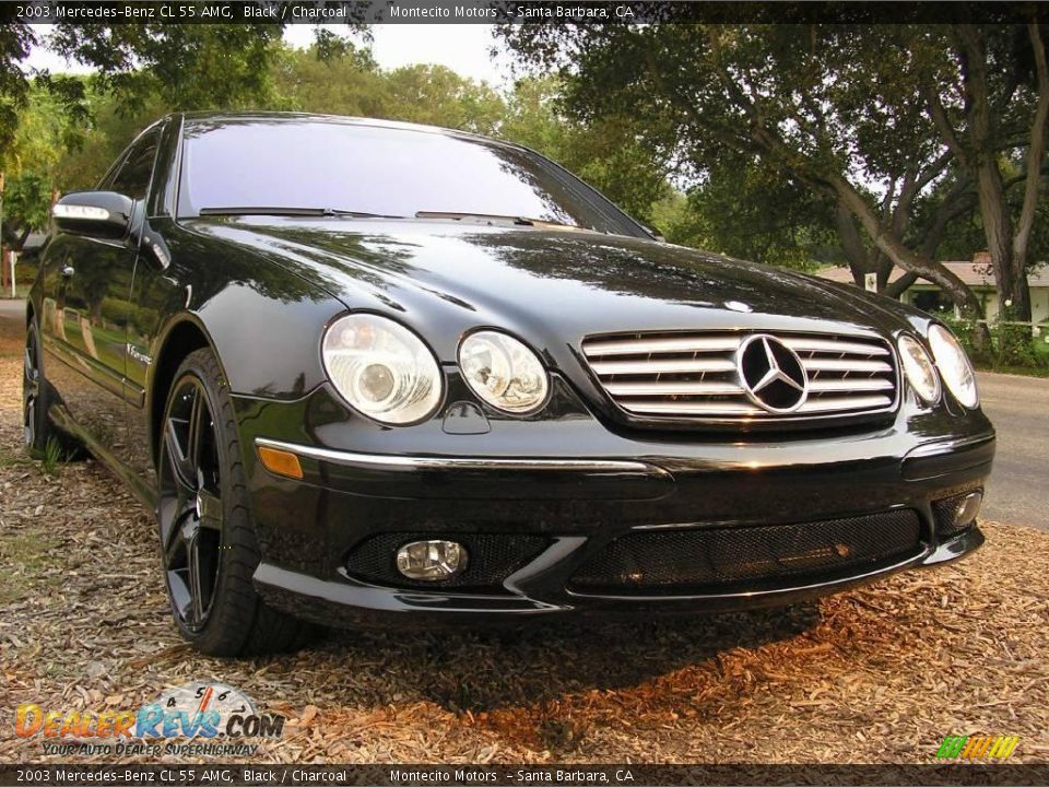 2003 Mercedes-Benz CL 55 AMG Black / Charcoal Photo #6