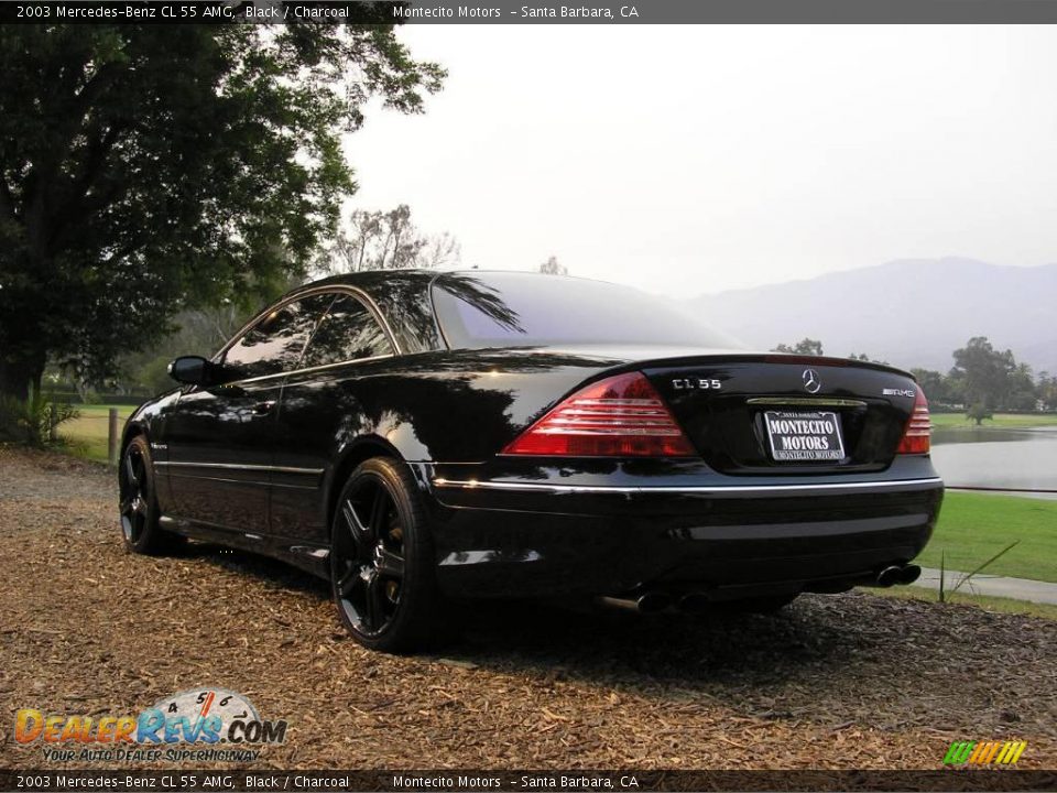 2003 Mercedes-Benz CL 55 AMG Black / Charcoal Photo #9