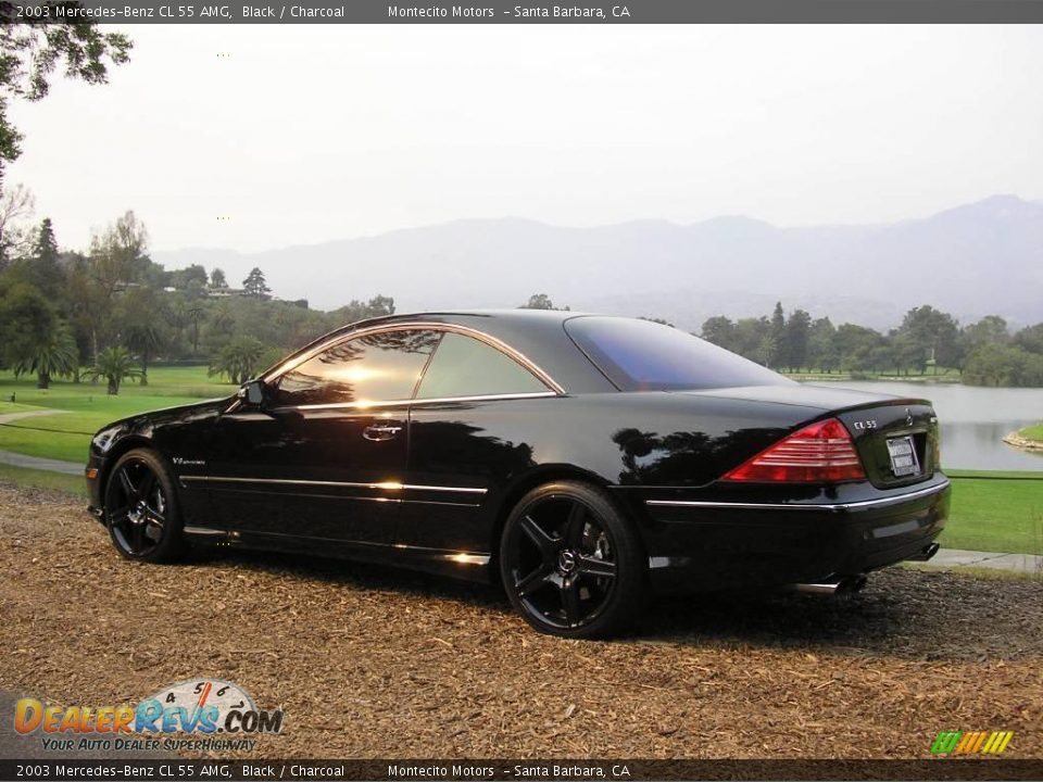 2003 Mercedes-Benz CL 55 AMG Black / Charcoal Photo #10