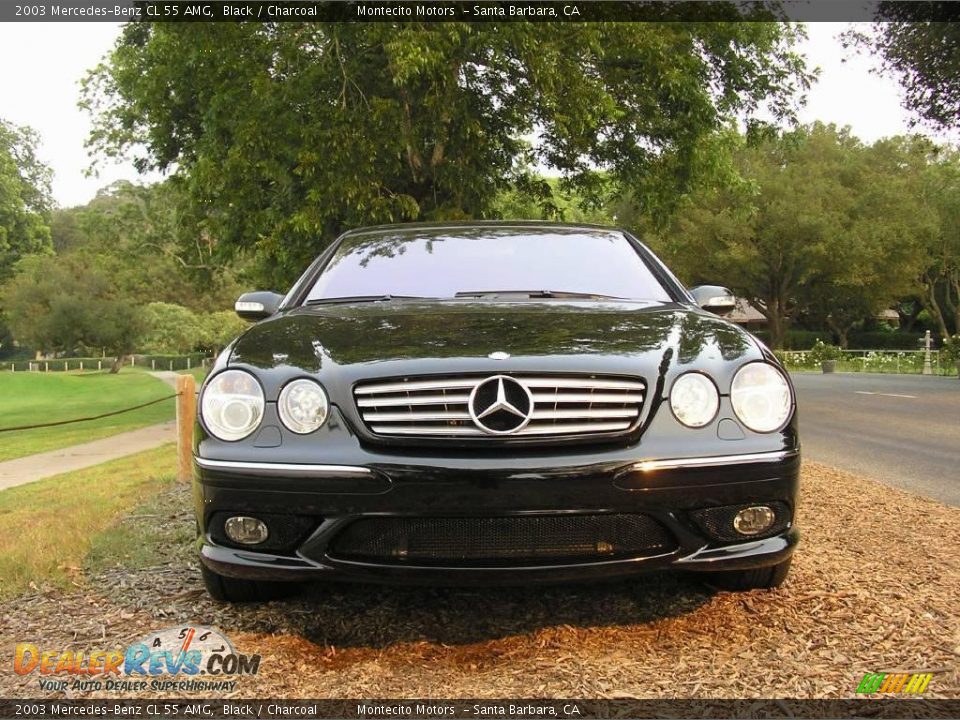 2003 Mercedes-Benz CL 55 AMG Black / Charcoal Photo #11