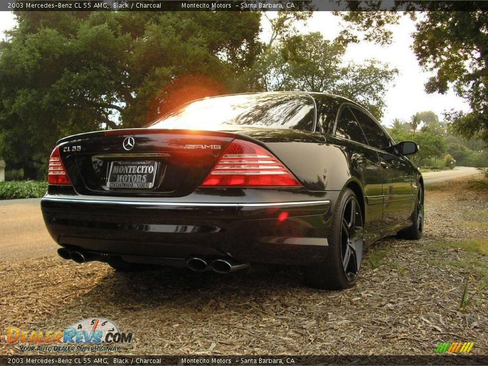 2003 Mercedes-Benz CL 55 AMG Black / Charcoal Photo #13
