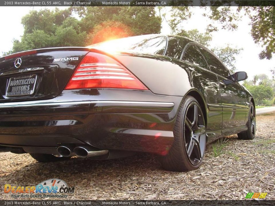 2003 Mercedes-Benz CL 55 AMG Black / Charcoal Photo #14