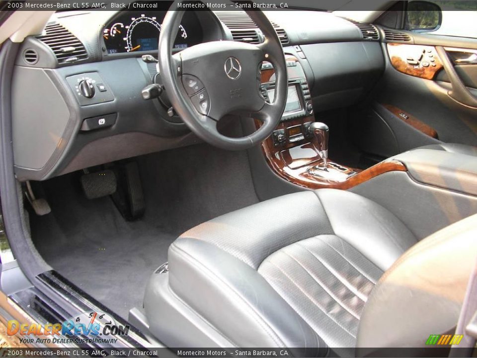 2003 Mercedes-Benz CL 55 AMG Black / Charcoal Photo #17