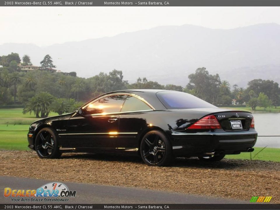 2003 Mercedes-Benz CL 55 AMG Black / Charcoal Photo #18