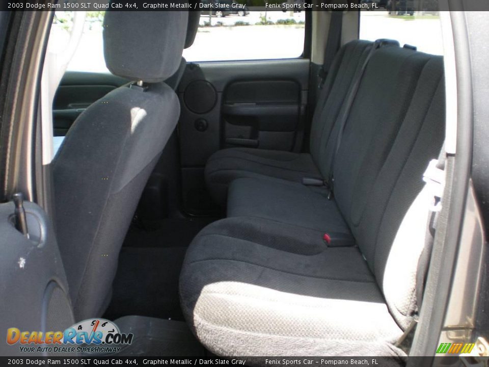 2003 Dodge Ram 1500 SLT Quad Cab 4x4 Graphite Metallic / Dark Slate Gray Photo #11