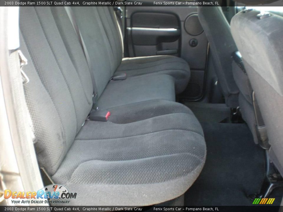 2003 Dodge Ram 1500 SLT Quad Cab 4x4 Graphite Metallic / Dark Slate Gray Photo #12