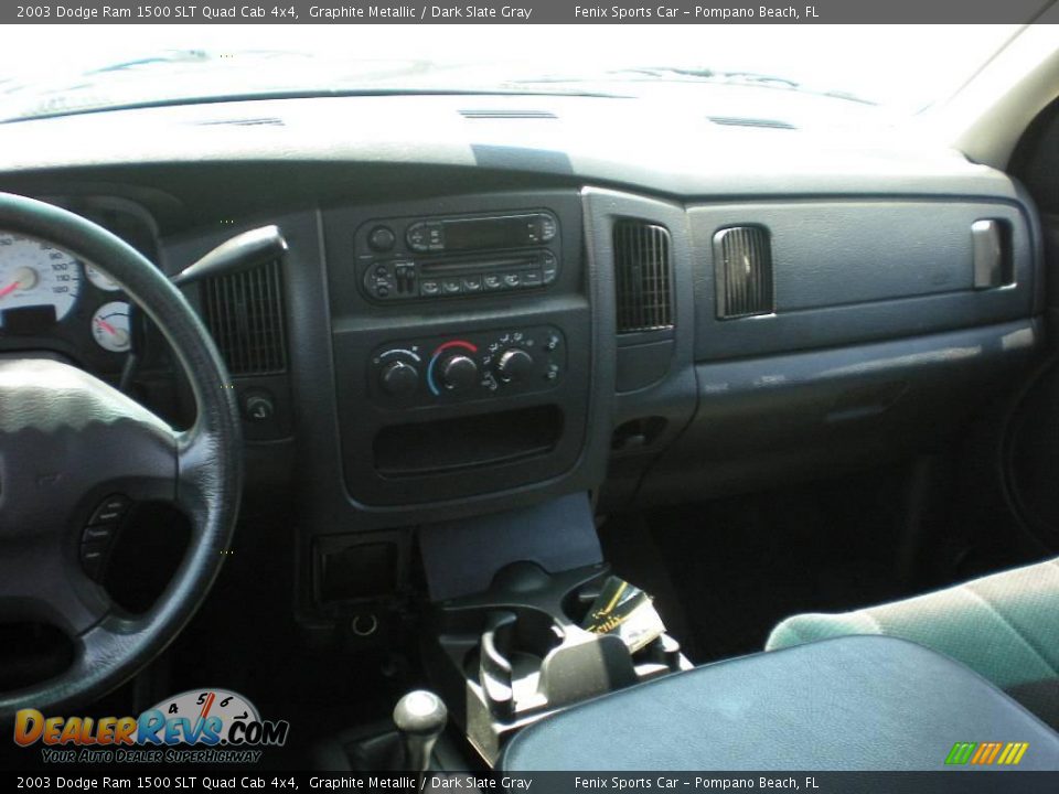2003 Dodge Ram 1500 SLT Quad Cab 4x4 Graphite Metallic / Dark Slate Gray Photo #15