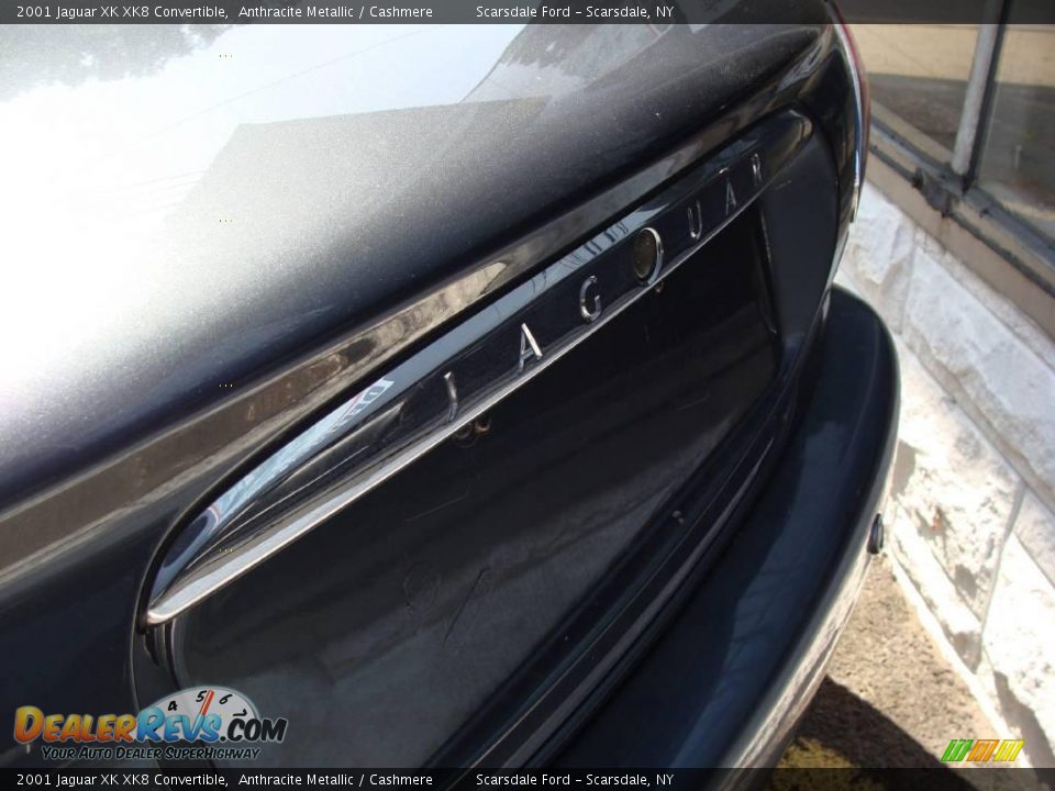 2001 Jaguar XK XK8 Convertible Anthracite Metallic / Cashmere Photo #7