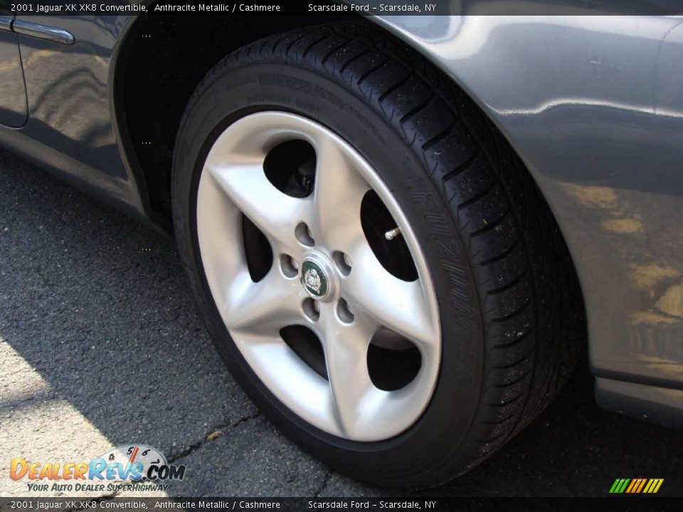 2001 Jaguar XK XK8 Convertible Anthracite Metallic / Cashmere Photo #8