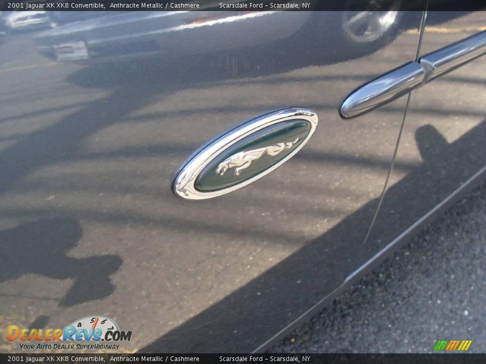2001 Jaguar XK XK8 Convertible Anthracite Metallic / Cashmere Photo #10