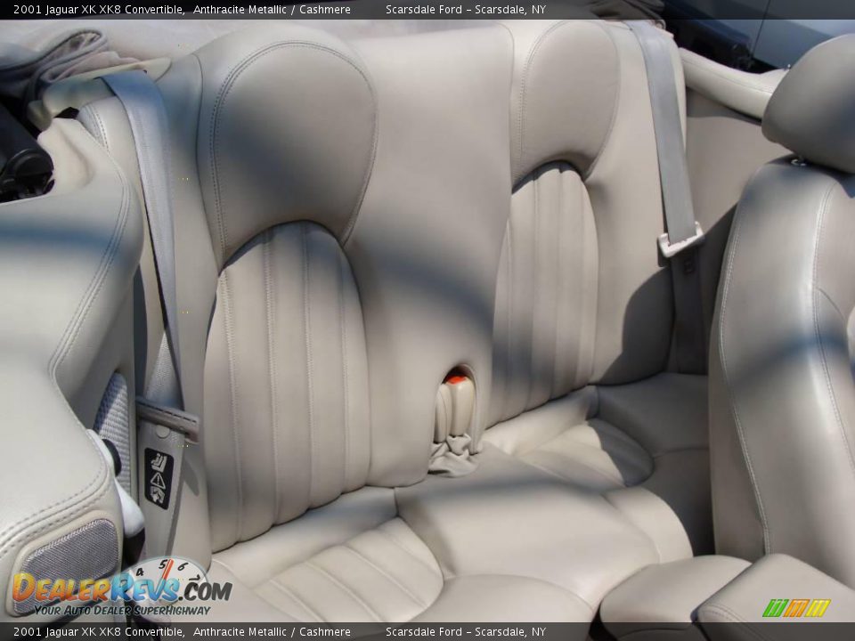 2001 Jaguar XK XK8 Convertible Anthracite Metallic / Cashmere Photo #16