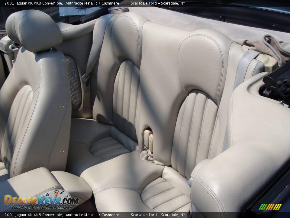 2001 Jaguar XK XK8 Convertible Anthracite Metallic / Cashmere Photo #17