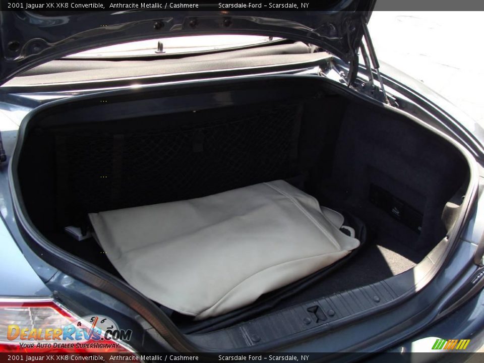 2001 Jaguar XK XK8 Convertible Anthracite Metallic / Cashmere Photo #23