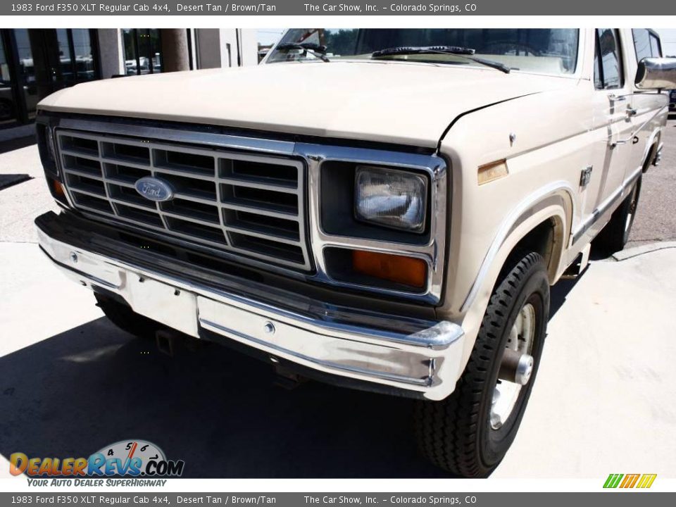 1983 Ford F350 XLT Regular Cab 4x4 Desert Tan / Brown/Tan Photo #8