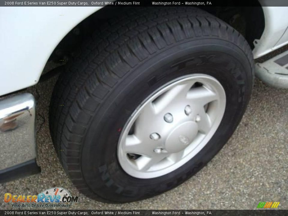 2008 Ford E Series Van E250 Super Duty Cargo Oxford White / Medium Flint Photo #9