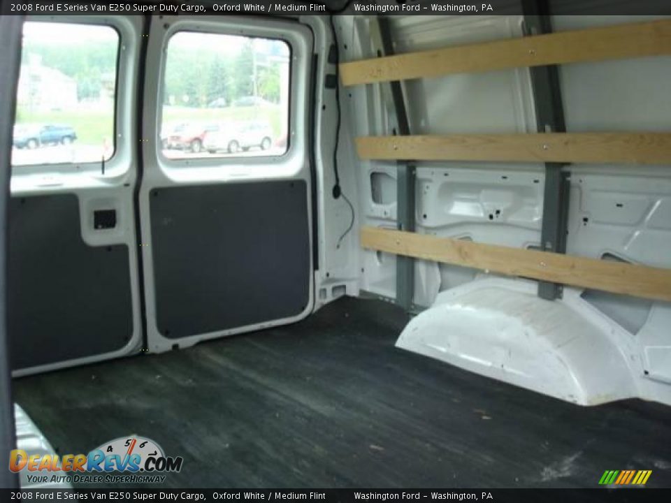 2008 Ford E Series Van E250 Super Duty Cargo Oxford White / Medium Flint Photo #11