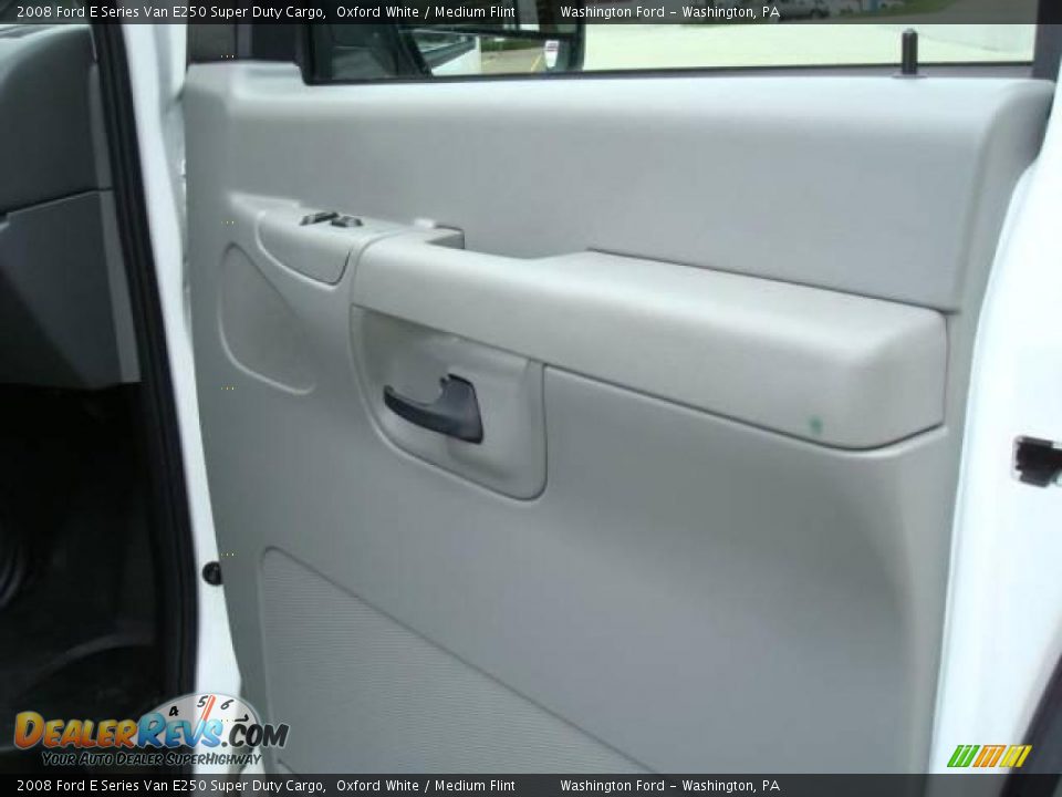 2008 Ford E Series Van E250 Super Duty Cargo Oxford White / Medium Flint Photo #15