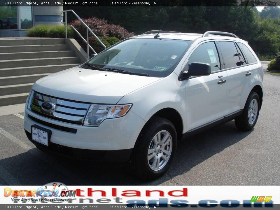 2010 Ford Edge SE White Suede / Medium Light Stone Photo #2