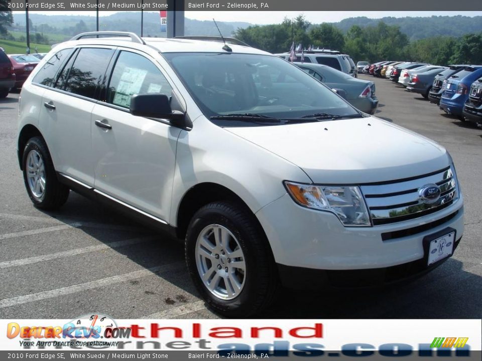 2010 Ford Edge SE White Suede / Medium Light Stone Photo #4