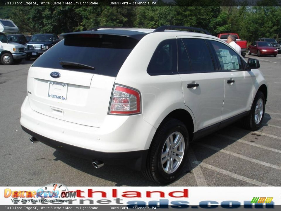 2010 Ford Edge SE White Suede / Medium Light Stone Photo #6