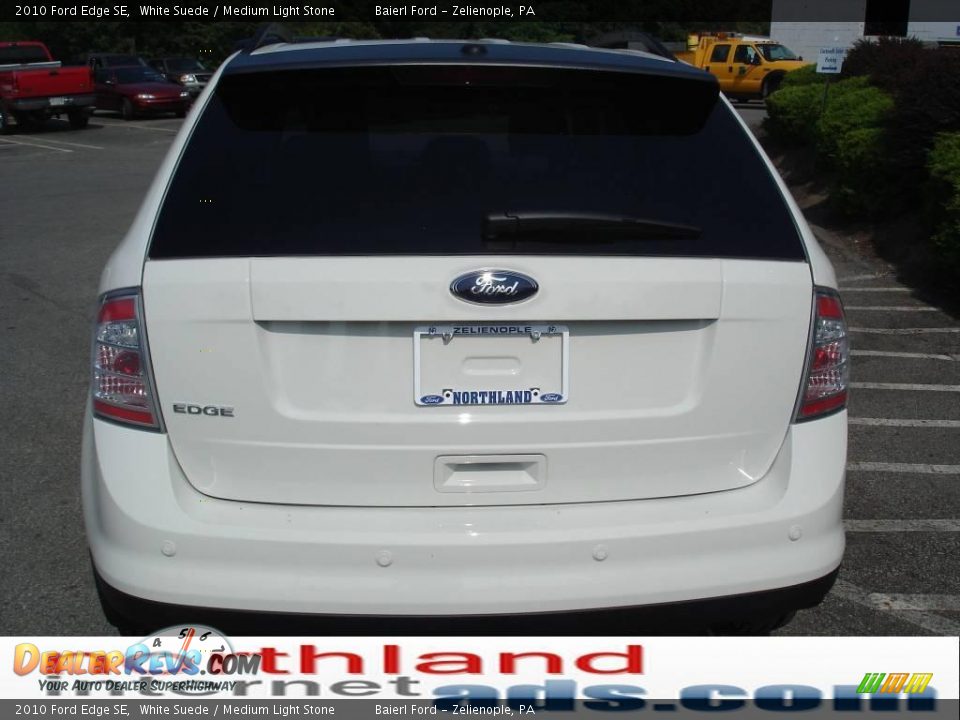 2010 Ford Edge SE White Suede / Medium Light Stone Photo #7