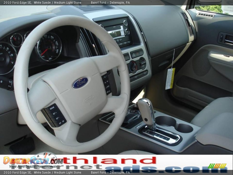 2010 Ford Edge SE White Suede / Medium Light Stone Photo #10