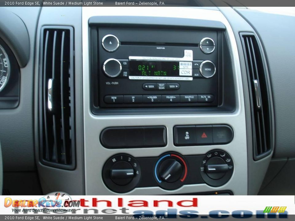 2010 Ford Edge SE White Suede / Medium Light Stone Photo #17