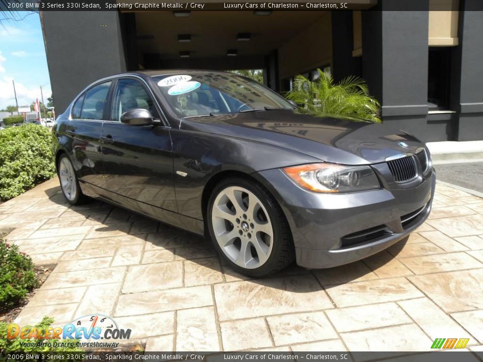 2006 BMW 3 Series 330i Sedan Sparkling Graphite Metallic / Grey Photo #1