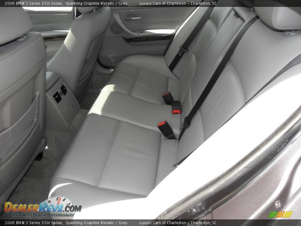 2006 BMW 3 Series 330i Sedan Sparkling Graphite Metallic / Grey Photo #7