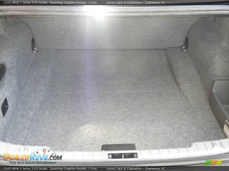 2006 BMW 3 Series 330i Sedan Sparkling Graphite Metallic / Grey Photo #15