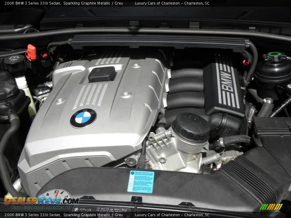 2006 BMW 3 Series 330i Sedan Sparkling Graphite Metallic / Grey Photo #19
