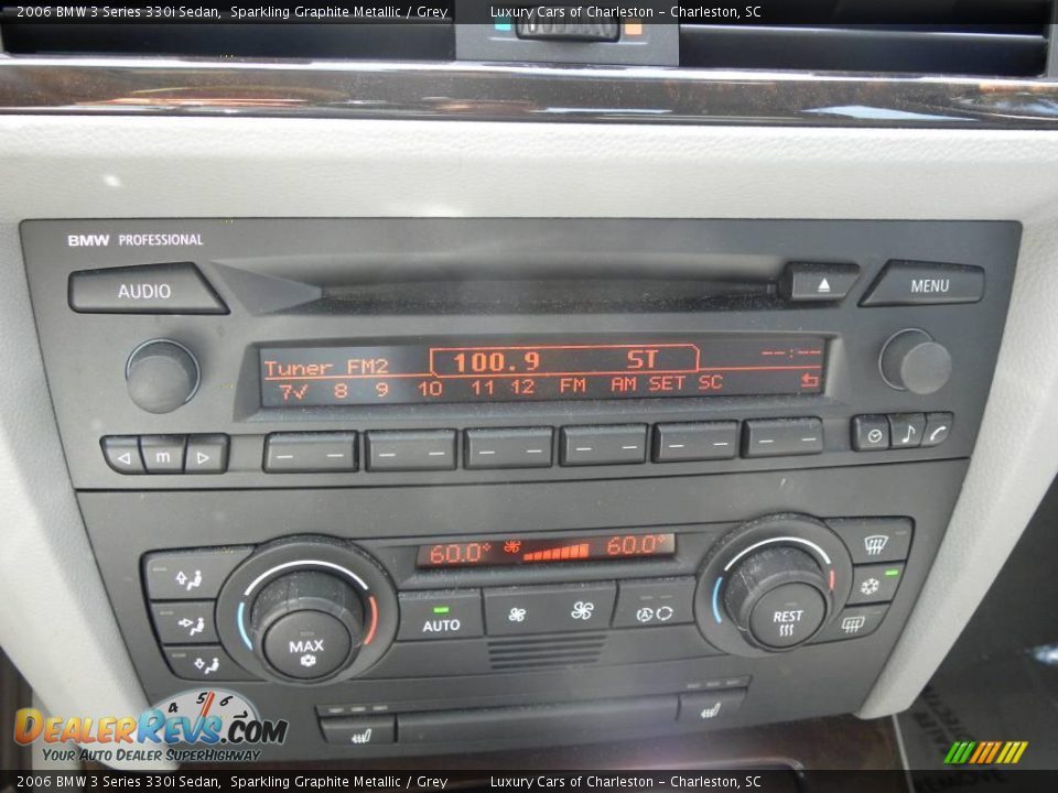 2006 BMW 3 Series 330i Sedan Sparkling Graphite Metallic / Grey Photo #21