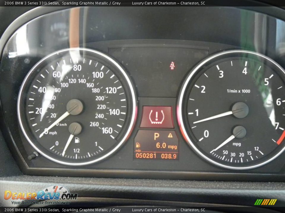 2006 BMW 3 Series 330i Sedan Sparkling Graphite Metallic / Grey Photo #22