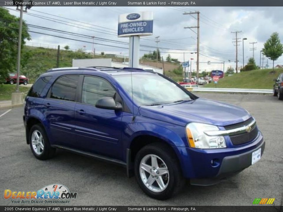 2005 Chevrolet Equinox LT AWD Laser Blue Metallic / Light Gray Photo #1