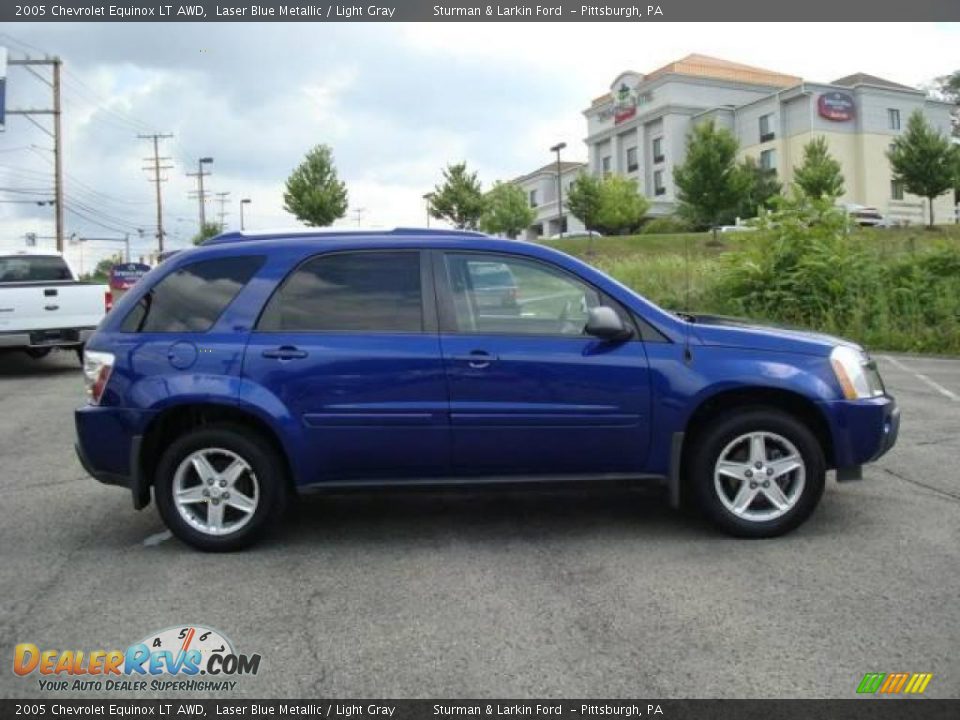 2005 Chevrolet Equinox LT AWD Laser Blue Metallic / Light Gray Photo #2