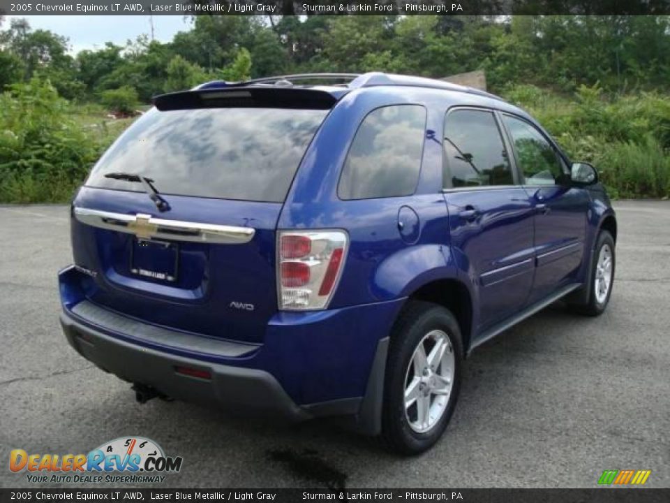 2005 Chevrolet Equinox LT AWD Laser Blue Metallic / Light Gray Photo #3