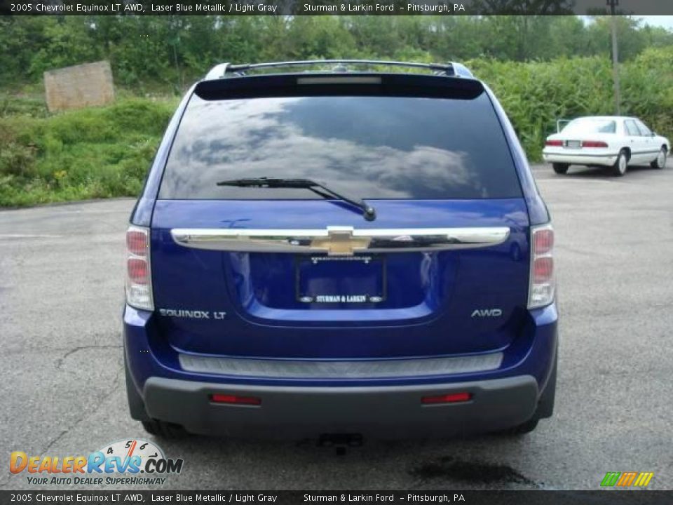 2005 Chevrolet Equinox LT AWD Laser Blue Metallic / Light Gray Photo #4