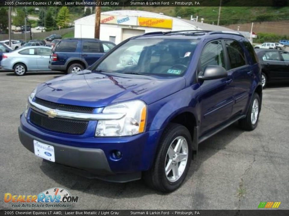 2005 Chevrolet Equinox LT AWD Laser Blue Metallic / Light Gray Photo #7