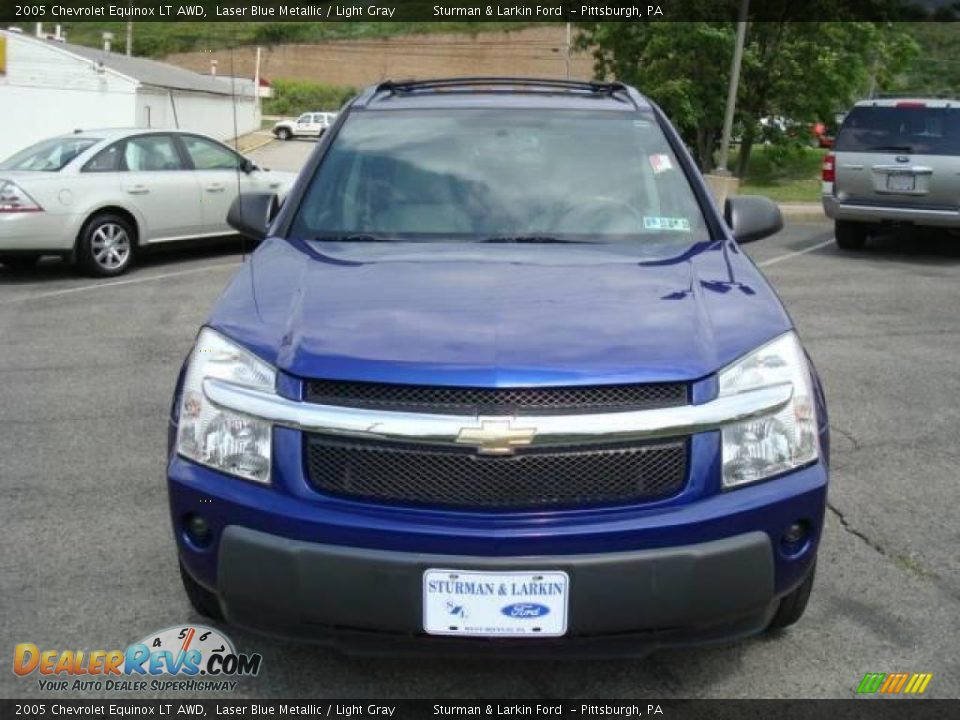 2005 Chevrolet Equinox LT AWD Laser Blue Metallic / Light Gray Photo #8