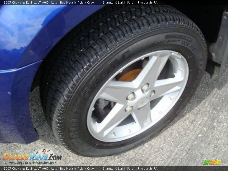 2005 Chevrolet Equinox LT AWD Laser Blue Metallic / Light Gray Photo #9