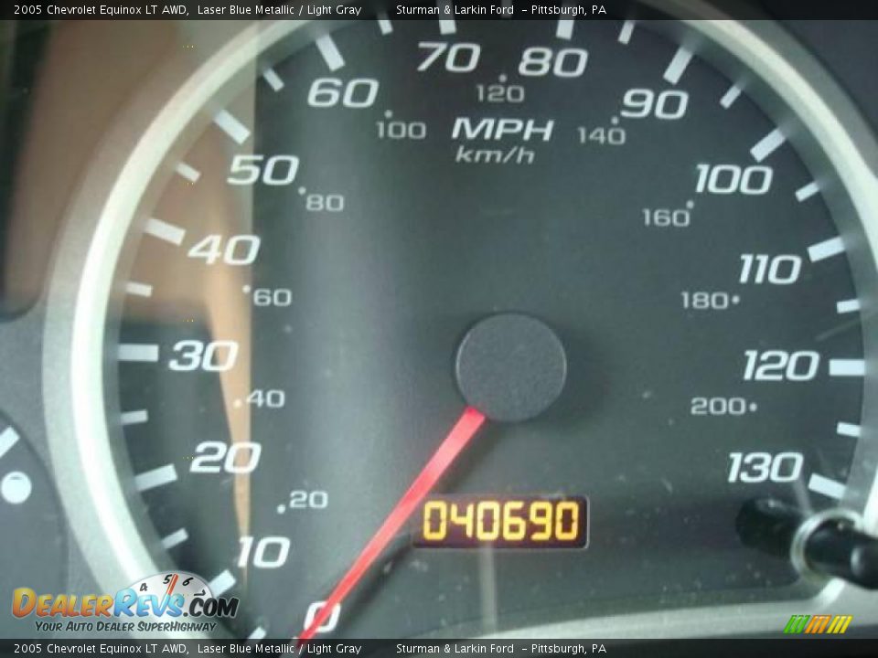2005 Chevrolet Equinox LT AWD Laser Blue Metallic / Light Gray Photo #20