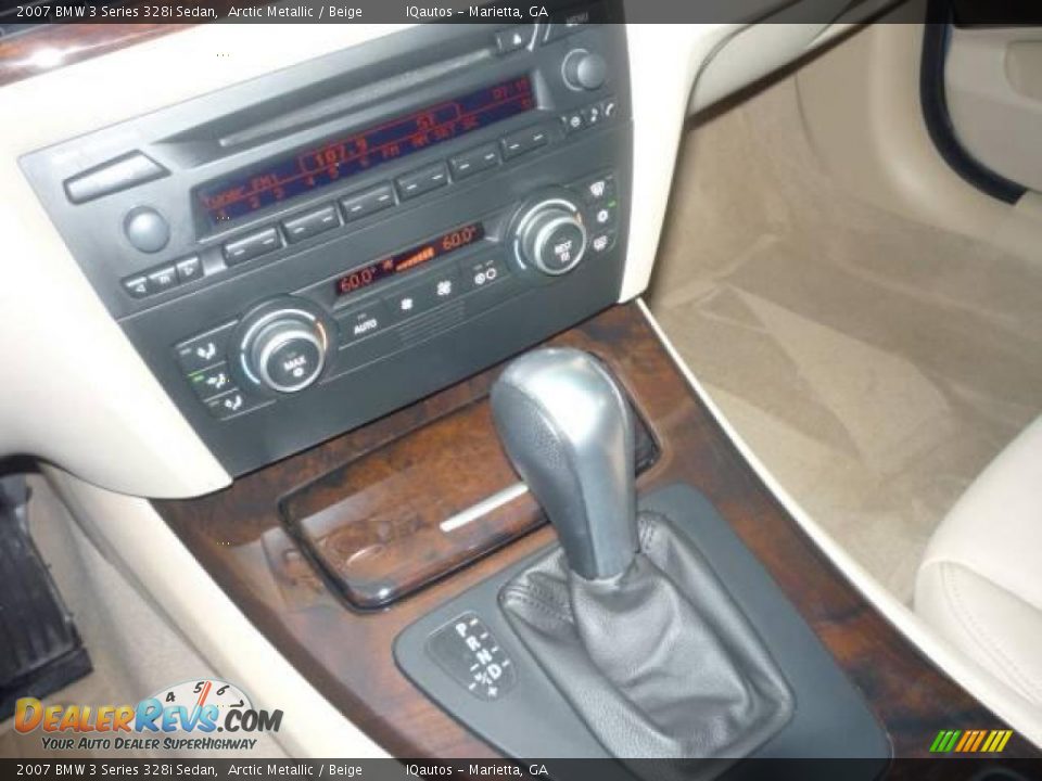 2007 BMW 3 Series 328i Sedan Arctic Metallic / Beige Photo #16