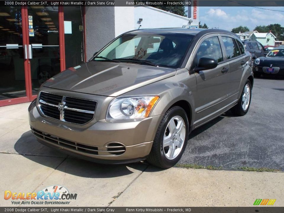 2008 Dodge Caliber SXT Light Khaki Metallic / Dark Slate Gray Photo #1