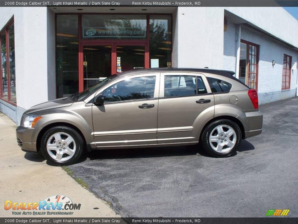 2008 Dodge Caliber SXT Light Khaki Metallic / Dark Slate Gray Photo #2