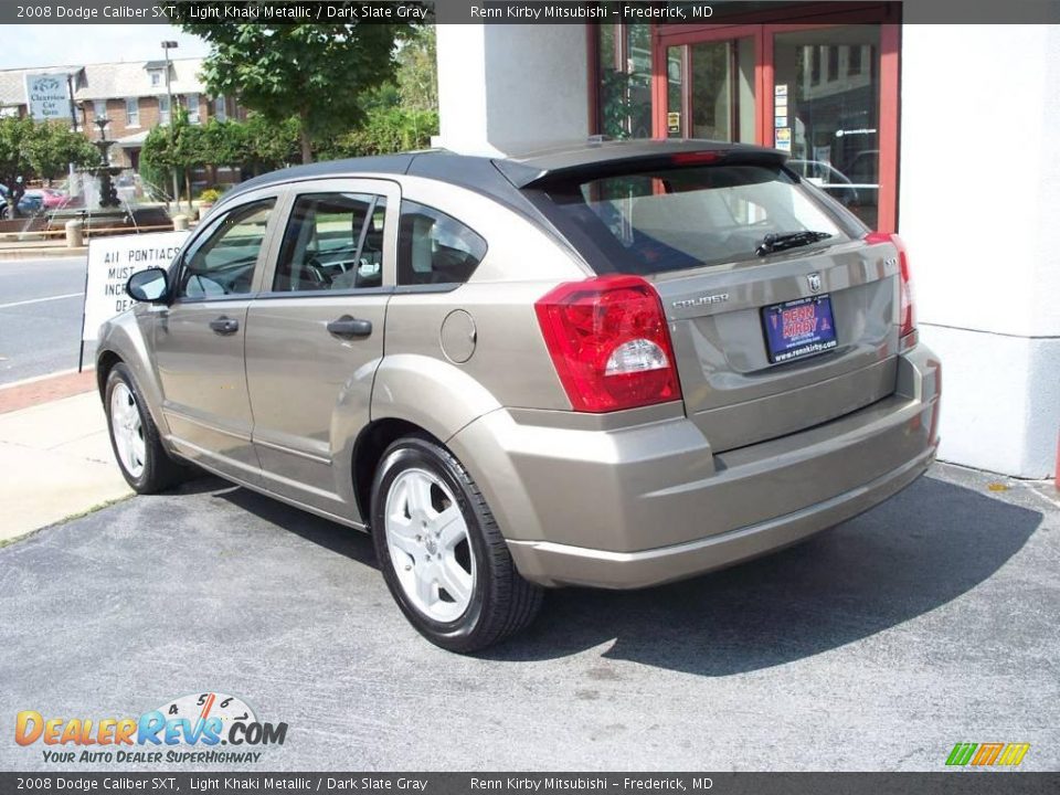 2008 Dodge Caliber SXT Light Khaki Metallic / Dark Slate Gray Photo #3