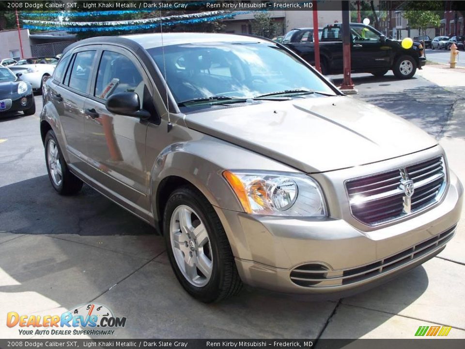 2008 Dodge Caliber SXT Light Khaki Metallic / Dark Slate Gray Photo #6